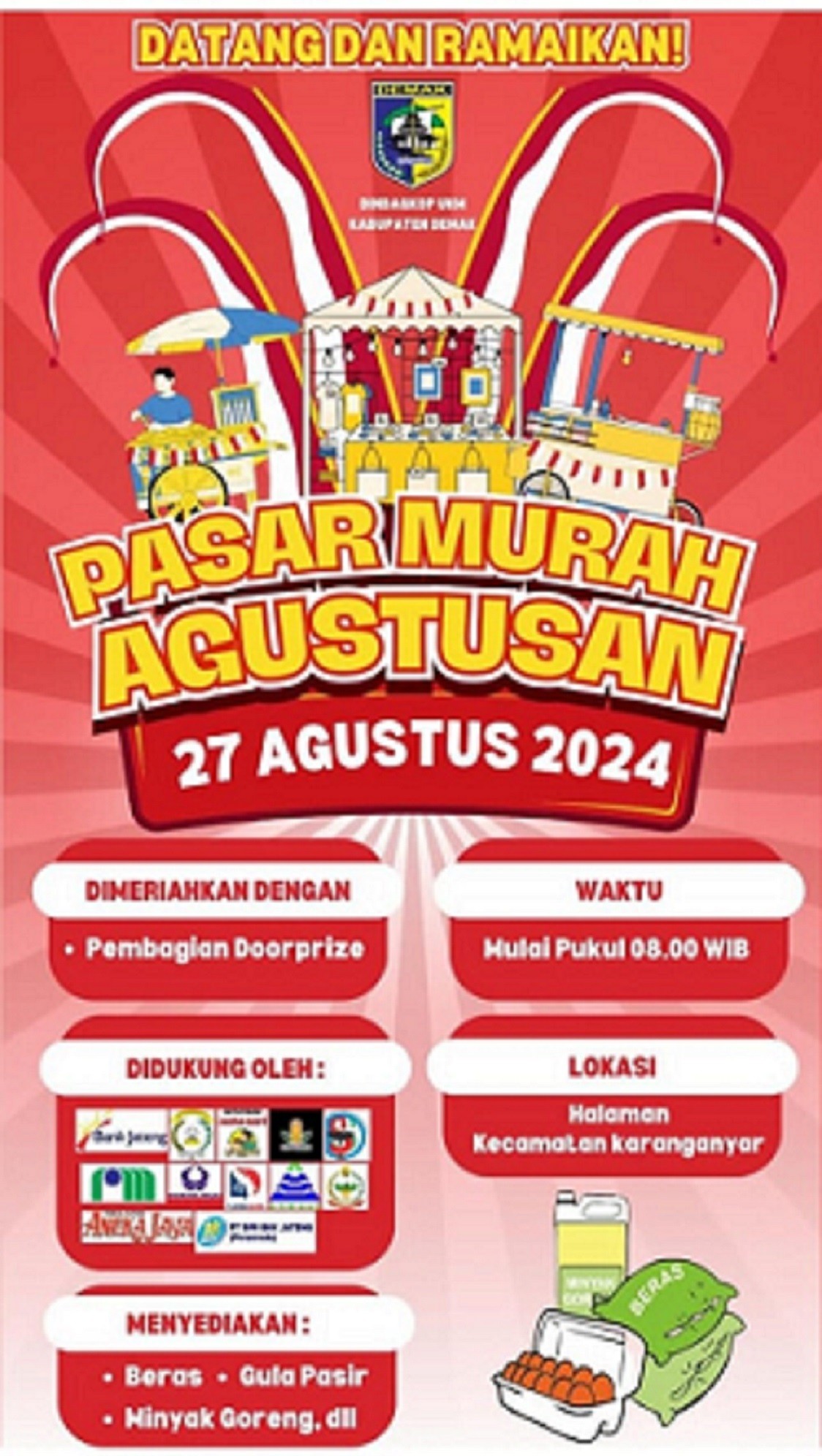 PASAR MURAH AGUSTUSAN TAHUN 2024