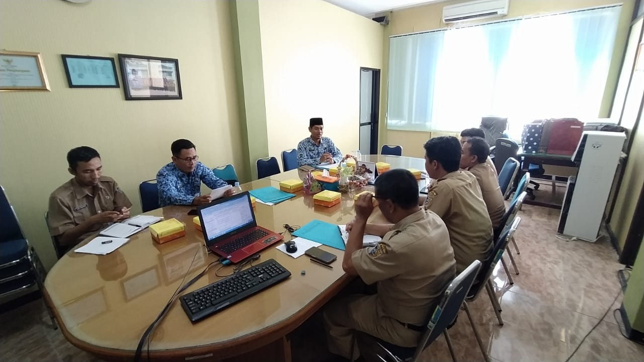 Rapat Evaluasi Pelaksanaan Inventarisasi  BMD terhadap  Pasar Wilayah se Kabupaten Demak di BPKPAD