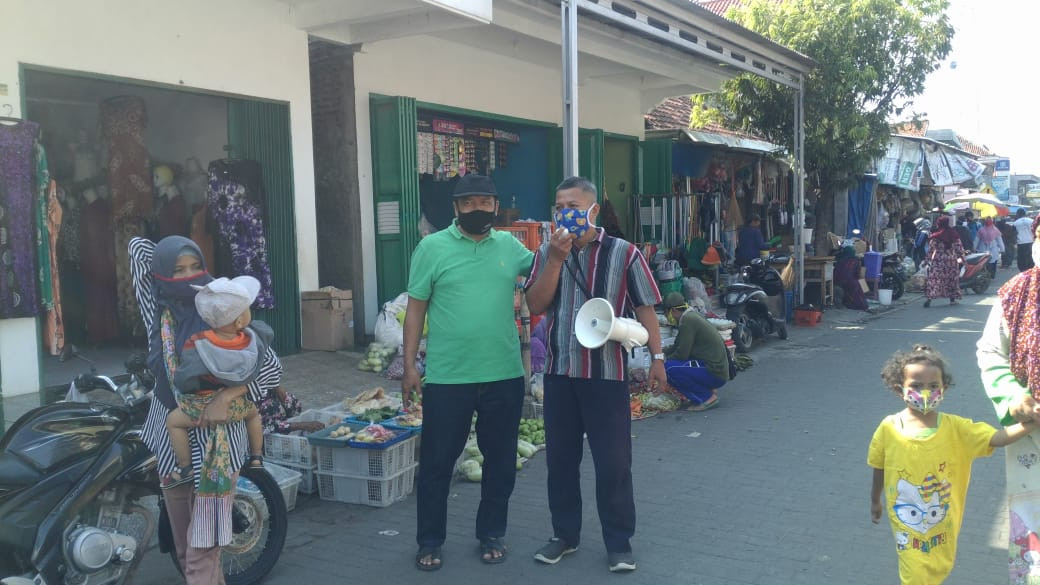 Monitoring Di Pasar Wedung Dalam Penerapan Protokol Kesehatan