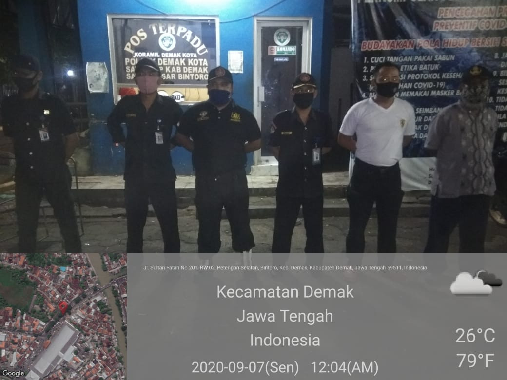 Kegiatan  Krempyeng Di Pasar Bintoro Minggu 7 September 2020