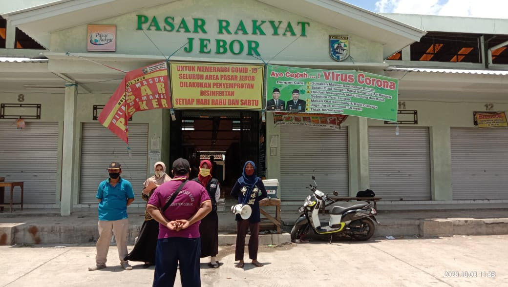 Penjagaan Pasar Kabupaten Demak Di Pasar Jebor Serta Apel Siang Penutup Kegiatan Sabtu 3 Oktober 202