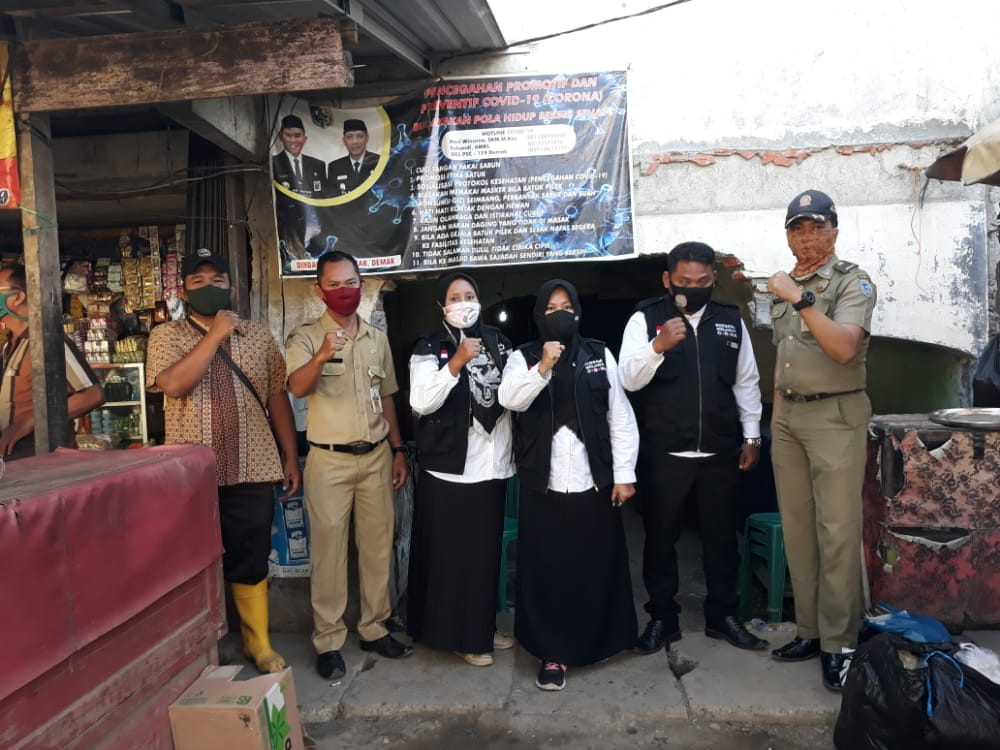Penjagaan Pasar Kabupaten Demak Di Pasar Sayung Serta Apel Siang Penutup Kegiatan Senin 5 Oktober 20