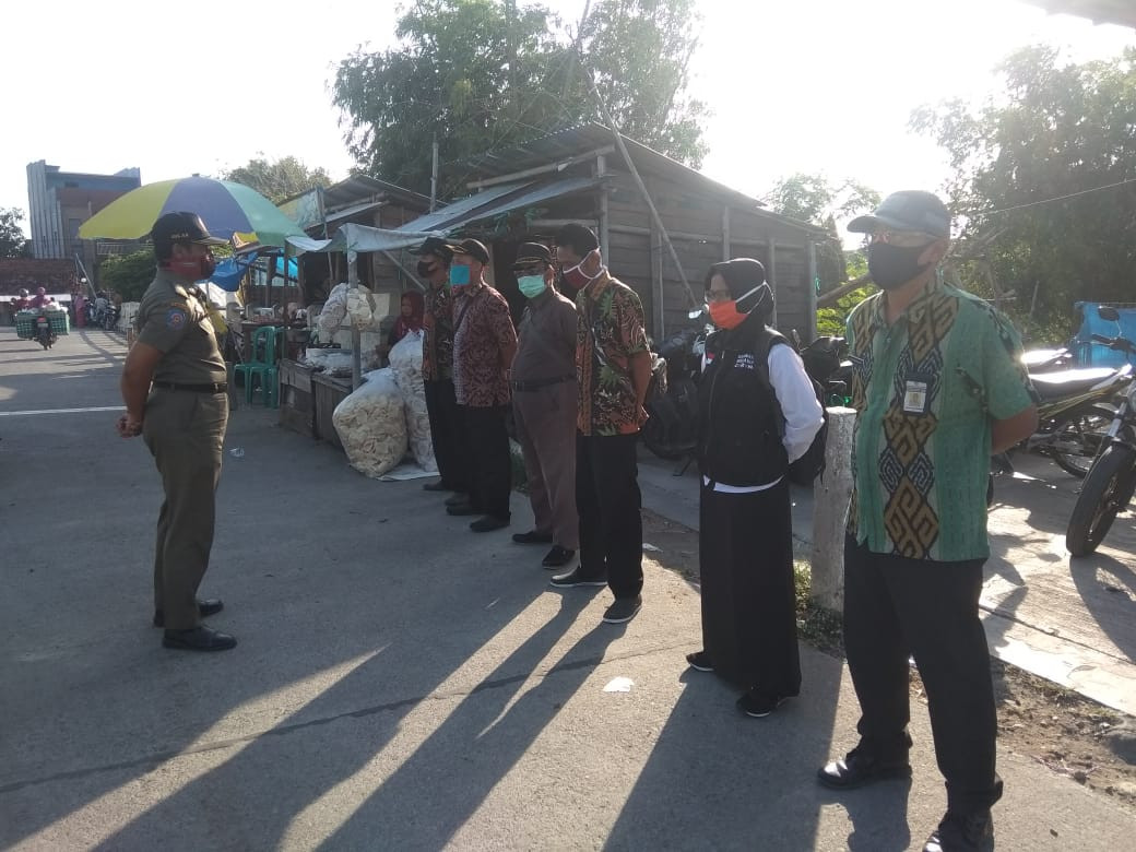 Penjagaan Pasar Kabupaten Demak Di Pasar Wonopolo Serta Apel Pagi Pembukaan Kegiatan Selasa 6 Oktobe