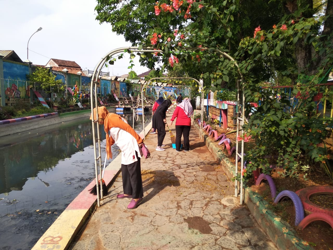 Kerja Bakti Pembersihan Taman Kali Tuntang Jumat 9 Oktober 2020