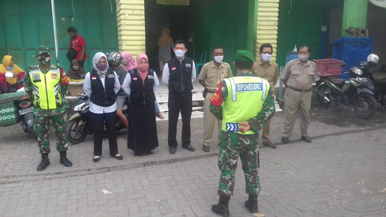 Penjagaan Pasar Kabupaten Demak Di Pasar Buyaran Serta Apel Pagi Pembukaan Kegiatan Senin 12  Oktobe