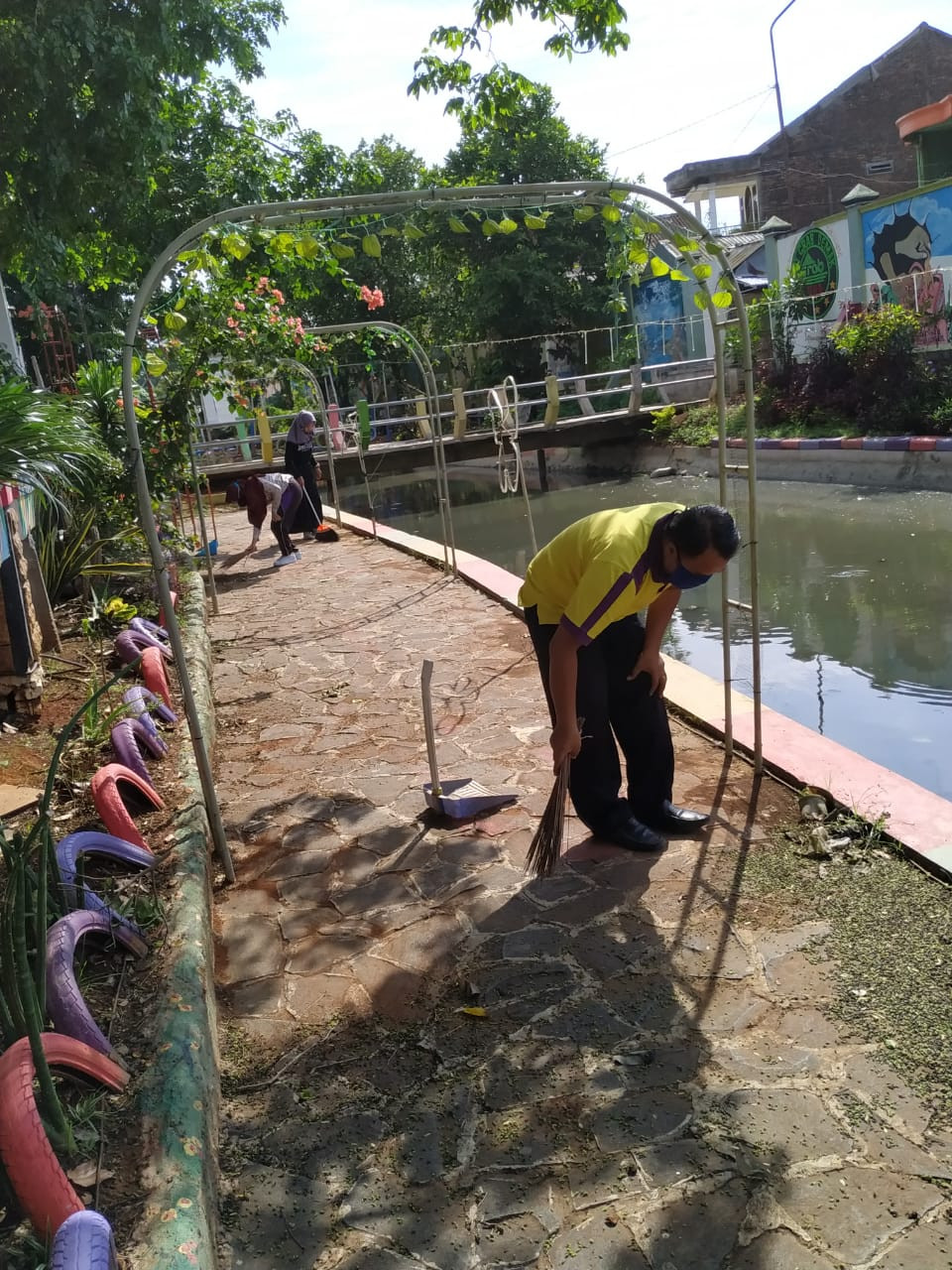 Kerja Bakti Pembersihan Taman Kali Tuntang Jumat 16 Oktober 2020