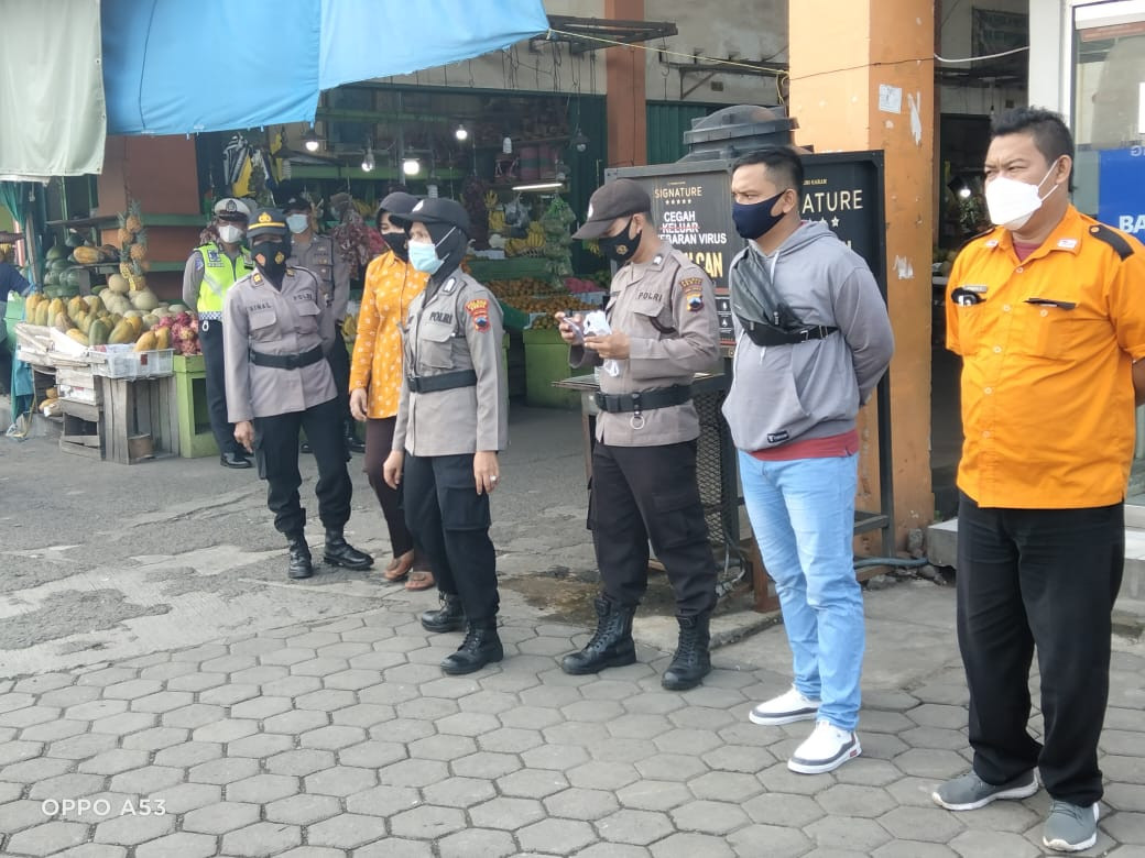 Apel Gabungan Gugus Tugas Covid-19 Kab. Demak Dilanjutkan Giat Operasi Non Yustisial PPKM