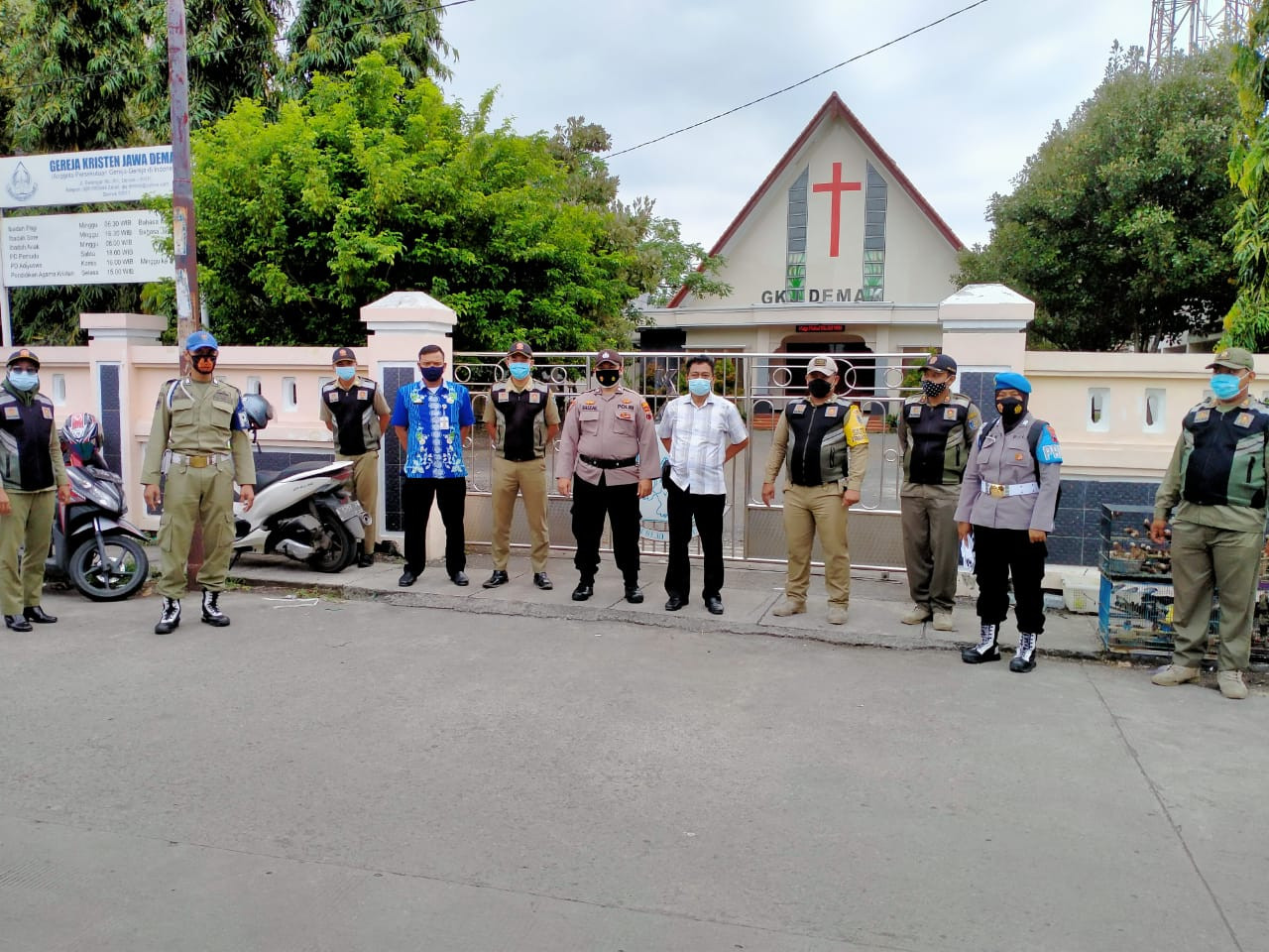 Apel Gabungan Gugus Tugas Covid-19 Kab.Demak Dilanjutkan Giat Mobiling PPKM